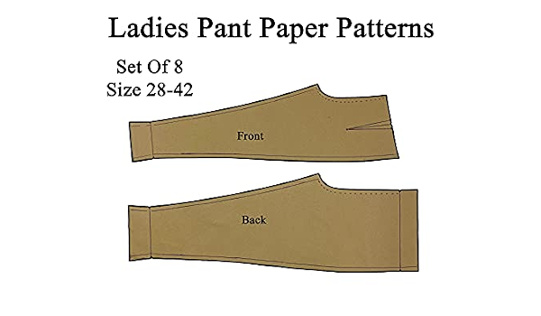Buy Ladies Pant Paper Cutting Patterns 