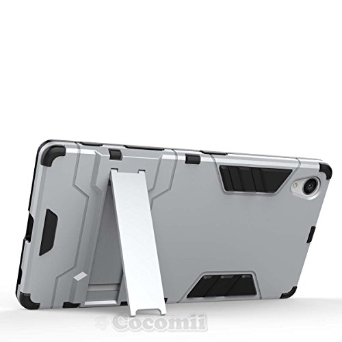 Cocomii Iron Man Armor Sony Xperia Z5 Premium Funda NUEVO  Robusto  Superior T  ctico Sujeci  n Soporte Antichoque R  gido Caja  Militar Defensor  Cuerpo Completo Doble Capa S  lido Case Carcasa   NEW  Heavy Duty  Premium Tactical Grip Kickstand Shockproof Hard Bumper Shell  Military Defender  Full Body Dual Layer Rugged Cover for Sony Xperia Z5 Premium  I Red 
