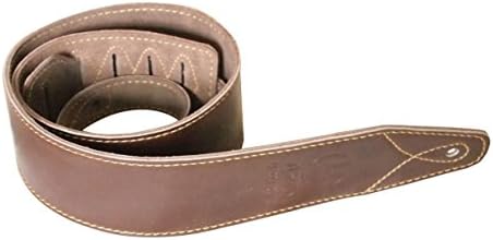 Leather Adjustable Electric Guitar Strap for Electric / Bass (Light Brown)