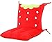 Produktbild chezmax Cartoon Gedruckt Gelenk kariert Schaukelstuhl Auto Sitz Rückseite gefüllt Gepolsterte Kissen Set mit Bindebändern für Kinder Kid Junge Mädchen Infant baby trottie nursling Bett Play Zimmer, Polyester, Strawberry and Polk Dots, DETACHABLE