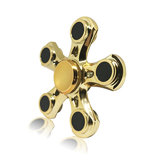 Metal Fidget Hand Spinner, Stress Reducer Relieves Anxiety and Boredom (metal01)