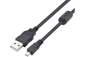 Adhiper -UC-E6 Cavo USB Sostituzione della fotocamera UC-E16 UC-E17 Cavo di trasferimento compatibile con la fotocamera digitale Nikon DSLR D750 D5300 D7200 D3200 Coolpix L340 L32 A10 P520 (1,5