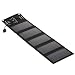 Produktbild Fesjoy Tragbar Solar Ladegerät, 10W / 5V Mit USB Anschluss Faltbar 5 Sonnenkollektor Handyladegerät Camping Wandern Reisen für Tablet Laptop Handys