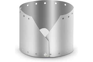 ERYUE Pare-Brise, Ultraléger Pare-Vent Titane Plaque Coupe-Vent pour Cuisine de Camping