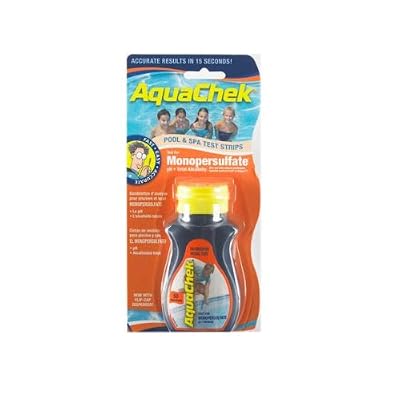 Aquachek - aquaoxy - 50 bandelettes test pour oxygène ORANGE