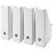 Produktbild Ikea White Magazine FLUNS File Holder Document Organizer Paper Book Storage Office Desk Organizer By Lizzy Outlet (Pack Of 8)