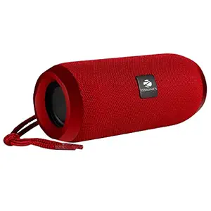 (Renewed) ZEBRONICS Zeb-Action 5 Watt Truly Wireless Bluetooth Portable Speaker (Red)