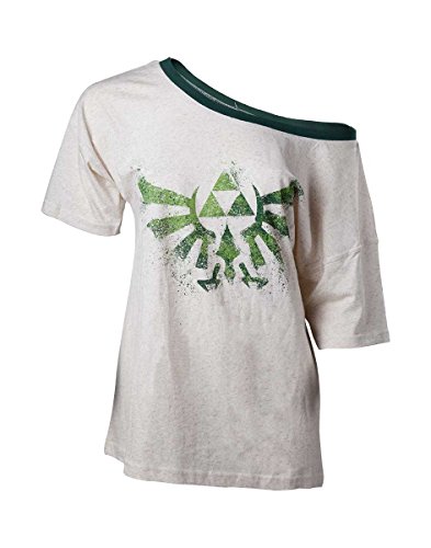 The Legend of Zelda T-Shirt Skyward Sword Triforce da donna in bianco crema