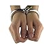 Produktbild B-JOY Hohe Qualität Stahl Handeisen Handschellen Stahl Fetish and Bondage unisex steel handcuffs mit Schloss und Schlüssel (49mmx69mm)