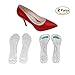 Produktbild Gel High Heel Kissen zur Schmerzlinderung,3/4 High Heel Einlegesohlen mit Arch Support für Frauen Pump Sandalen Stiefel,Selbstklebende Schuh-Pads(2 Paar)