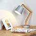 Produktbild YLCJ 9.05in Transparente Tischlampe aus massivem Holz in Massivholz Dekorative Tischlampe für Schlafzimmer Dekorative kreative dekorative Schreibtischlampe