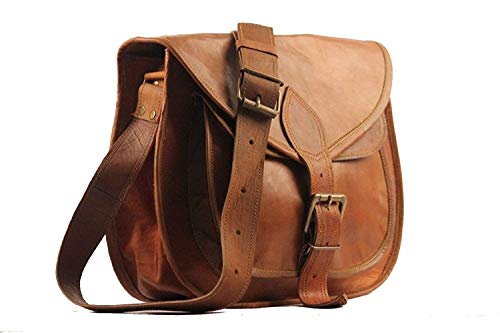 ALASKA EXPORTS - Bolso Cruzados para Mujer Marrón marrón 9 X 7 X 3.5 Inch