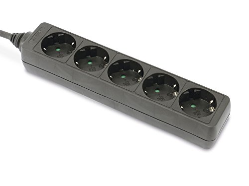 Preisvergleich Produktbild Steckdosenleiste DAYHOME SLK-5 / S, 5-fach, schwarz