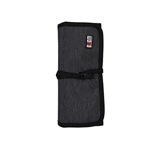 Damai Wrap Universaltasche Tragbare Tasche Elektronike Zubehöre für Reiseorganisator/Festplatte/Kabel (Medium, Schwarz)