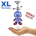 Produktbild Fliegender Superheld Hubschrauber Agent HERO XL (blau) - Astronaut - Super Hero mit hellen LED Augen!Einfach zu Steuern per Hand!Der Besteller 2019!Mini Drohne,Helicopter