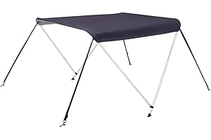 Oceansouth 2 Bow Bimini Top Boat Cover with Integrated Storage Boot