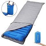 BUENAS NOCHES, QUE DUERMAS BIEN: Deja que nuestra colchoneta con almohada añada un nivel de calor y comodidad a tus noches pasadas en la carpa o en la hamaca; después de todo, nada puede recargarte mejor que un sueño maravilloso después de una larga caminata