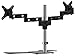 Produktbild Monitorstände Dual Screen Mit Base D09S Display Klapp Splicing Regal Desktop-Computer-Lift-Ständer Für 13"-27" LCD-LED-Bildschirme Mit ± 15 ° Neigung, 360 ° Rotation & 180 ° Ausziehen Schwenkarm