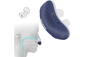 GutView Dispositif anti-ronflement électrique intelligent professionnel, dilatateurs nasaux électriques confortable pour les hommes et les femmes (1 Unité (Lot de 1))
