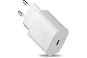 Powersky Ładowarka do telefonów Samsung, szybka ładowarka USB-C, kompatybilna z modelami Samsung Galaxy S23, S22, S21, S20 Ultra/Plus/FE, A14, A13, A53, Z Fold 5/4 5G, Z Flip5, Note 20, zasilacz USB C