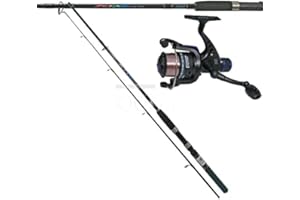 Shakespeare zeta spinning Fishing rod 6.5 FT & Oakwood RD30 Reel With Line