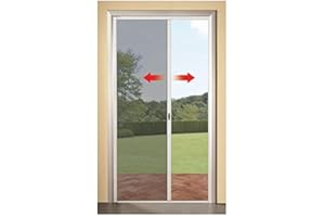 CILVANI SRL ZANZARIERA A RULLO FINESTRA E PORTA BALCONE RIDUCIBILE KIT FAI DA TE (150x250 Marrone Porta/Balcone)