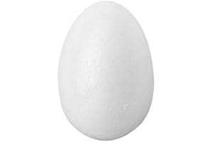 joyMerit 3x 115mm Modelling Craft Polystyrene Large Smooth Foam Egg Easter Festival Gift