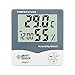 Produktbild Vosarea Digital Hygrometer Thermometer Meter Funkwetterstation Monitor Digitaluhr mit Großbildschirm für Indoor Outdoor Tischplatte