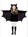 Produktbild Halloween Kostüm - Kinder Adult Comfort Bat Jumpsuit Vampir Cosplay Kostüm Mädchen Frauen Familientreffen,Black,M