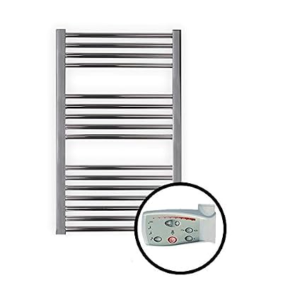 farho SECHE Serviette Electrique Nova Little Chromé ··· Radiateur Seche Serviette Electrique · 400 Watts · Mesure (800 x 500 mm) ··· 5 Ans de Garantie