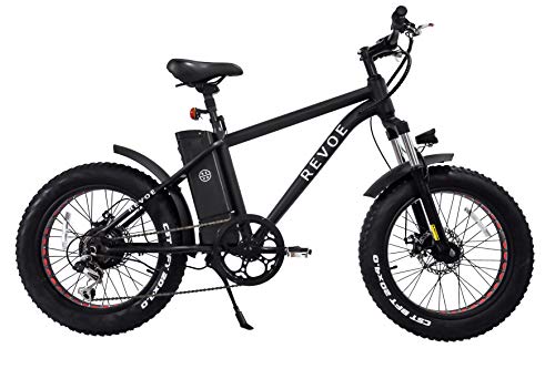 REVOE Fat Velo Electrique 20' Mixte Adulte, Noir