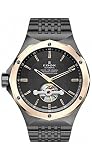 Edox Herren-Armbanduhr Delfin The Original Open Heart Analog Automatik 85024 37 GRM GIR