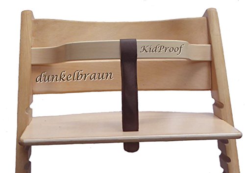 KidProof Öko ECHT Lederriemen kompatibel zu Stokke Tripp Trapp Schrittgurt Riemen Bügel - 3