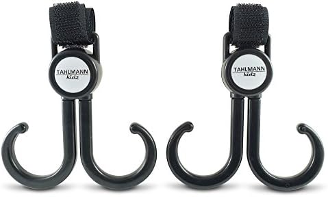 Universal stroller hooks 2pcs - suitable for all strollers, buggys, prams, pushchairs