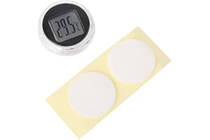 LUPSTY Scnvsi Digitales Thermometer, langlebig, Uhr, Zähler, Motorrad, wasserdicht, für den Innenbereich, Uhren, Instrumentenzubehör