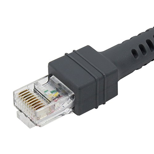 Aussel 1 X USB A Stecker auf RJ45 Kabel 7ft 2M für Symbol Barcode Scanner LS4278 LS2208 2208AP - 3
