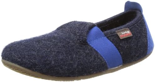 Living Kitzbühel  T-Modell Fußball Slippers Unisex-Child, Blau (nachtblau 590), 26 EU