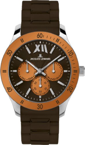 Jacques Lemans Sports Unisex-Armbanduhr Rome Sports Analog Silikon 1-1691Q