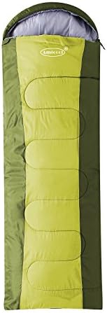 Amila Comfort Lightweight Portable, Easy to Compress, Envelope Sleeping Bags with Compression Bag (Green)