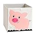 Produktbild Cartoon Aufbewahrungswürfel Leinwand faltbare Spielzeug Aufbewahrungsbox für Kinder (Schwein)