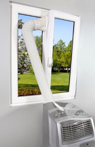 Sichler Haushaltsgeräte Abluft Fensterabdichtung für mobile Klimageräte, Hot Air Stop - 9