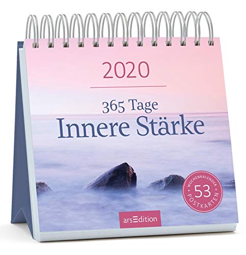 Postkartenkalender 365 Tage innere Stärke 2020 - Wochenkalender mit abtrennbaren Postkarten: Inspirierender Aufstellkalender für mehr Ruhe, Gelassenheit und Achtsamkeit