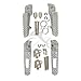 Tengchang Silver Motorcycles Footrests Foot Pegs For Honda CBR1000RR 2004 05 06 07 08 09 10 11 12 2013 2014 CBR600RR 2003 2004 2005 2006