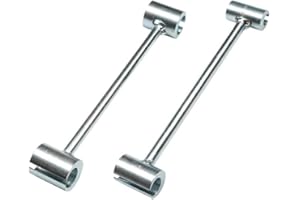 Clé de réglage de charnière de porte Zilimontt : clé réglable pour charnières de drapeau de 8 à 25 mm (2 pièces)