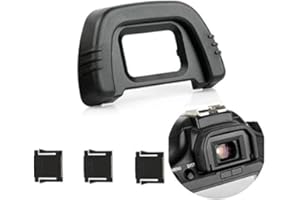 Fotover Nikon D7000 D750 D610 D600 D300 D200 D100 D90 D80 D70 D70S D50 D40 Camera Eyepiece Replaces Nikon DK-21 Eyecup with Hot Shoe Cover (3 Pcs)