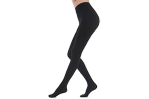 QIRUIRED Medizinische Kompressionsstrumpfhose – geschlossene Zehenpartie, 23–32 mmHg, abgestufte Stützstrumpfhose, Strümpfe für Damen und Herren