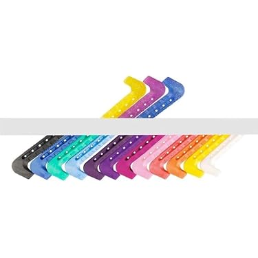 Protège-Lames Pour Patins à Glace - 2 Pièces Noires | Velours Double Couche Anti-Coupures Et Absorbant
