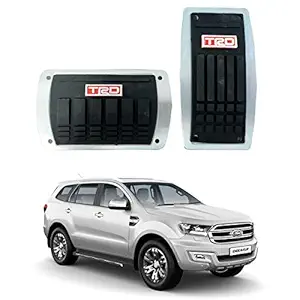 Oshotto 2 Pcs Non-Slip Automatic Transmission Car Pedals Kit Pad Covers Set Compatible with Ford Endeavour