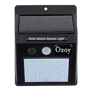 Ecom Exclusive 20 LEDs Bright Waterproof Solar Lights Wireless Security Motion Sensor Night Light or Outdoor/Garden Wall Solar Sensor Light for Garden