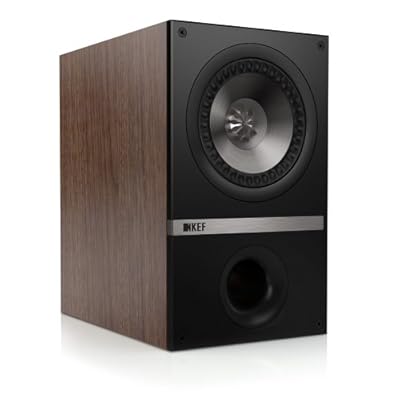 KEF Q100 Wood loudspeaker - loudspeakers (Universal, 2-way, Tabletop/bookshelf, 2.54 cm (1"), 13.3 cm (5.25"), 2.5 cm) in promozione da Polaris Audio Hi Fi